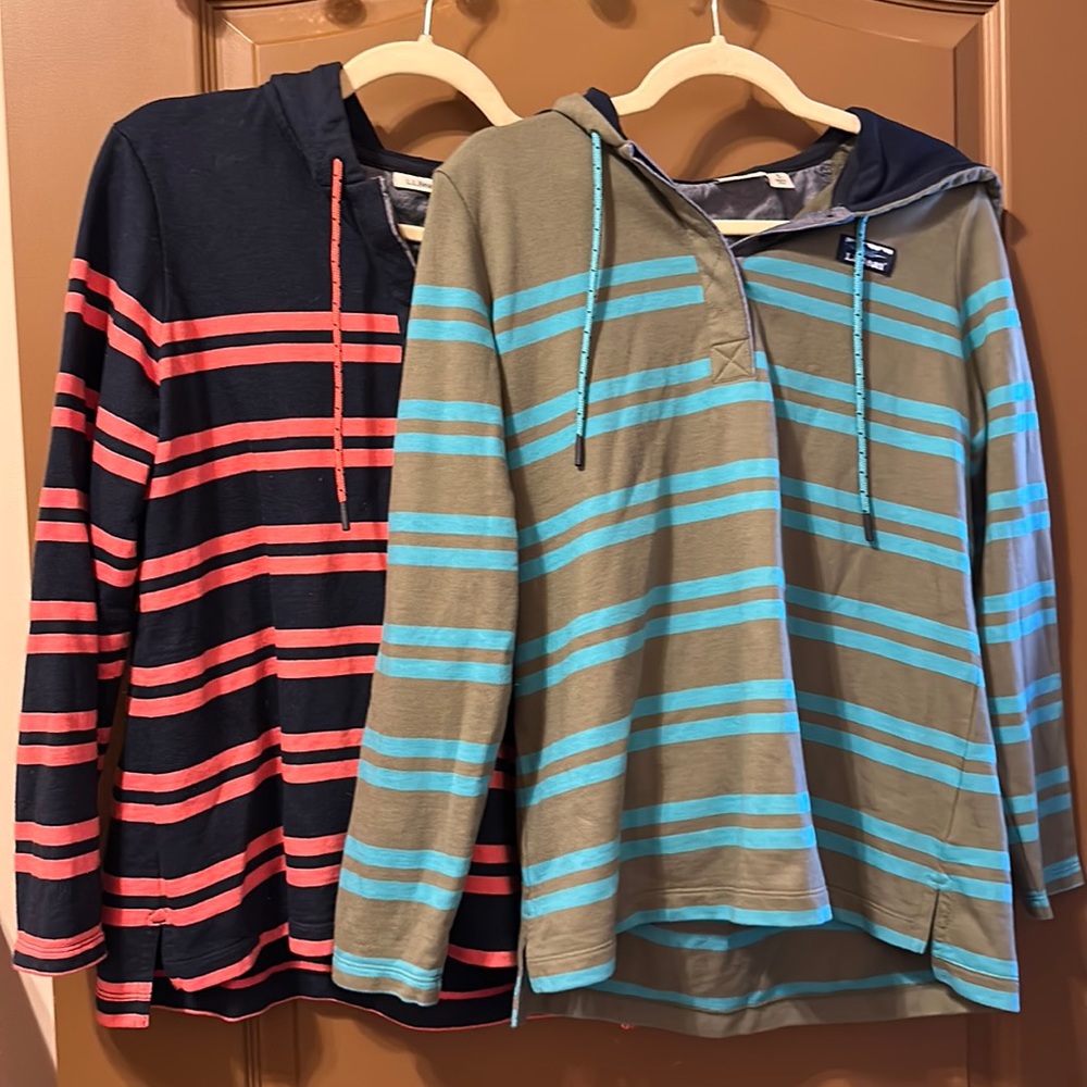 Set of 2 LL Bean Rugby Hoodies